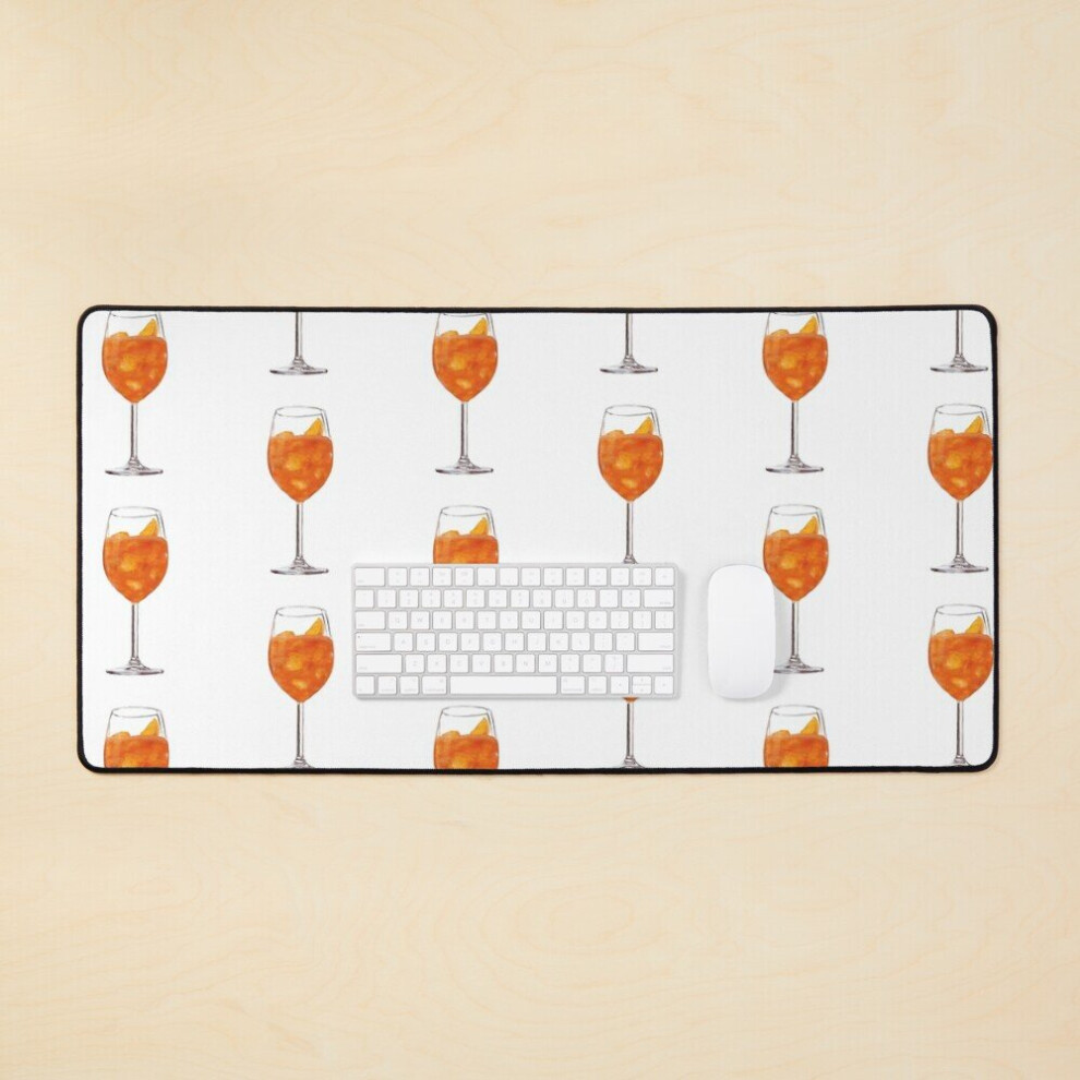 Desk Mat Aperol Spritz Large Gaming Mouse Pad 35X16 Inch 7802738374490