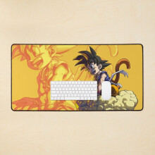 Desk Mat Goku gt Large Gaming Mouse Pad 35x16 inch
