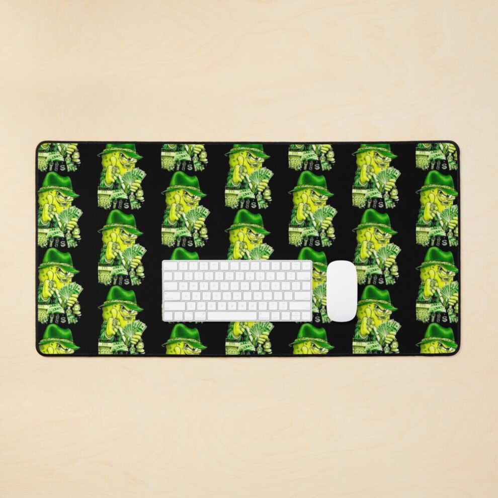 Desk Mat Funny Spongebob Gangster Large Gaming Mouse Pad 35X16 Inch 7802738329735