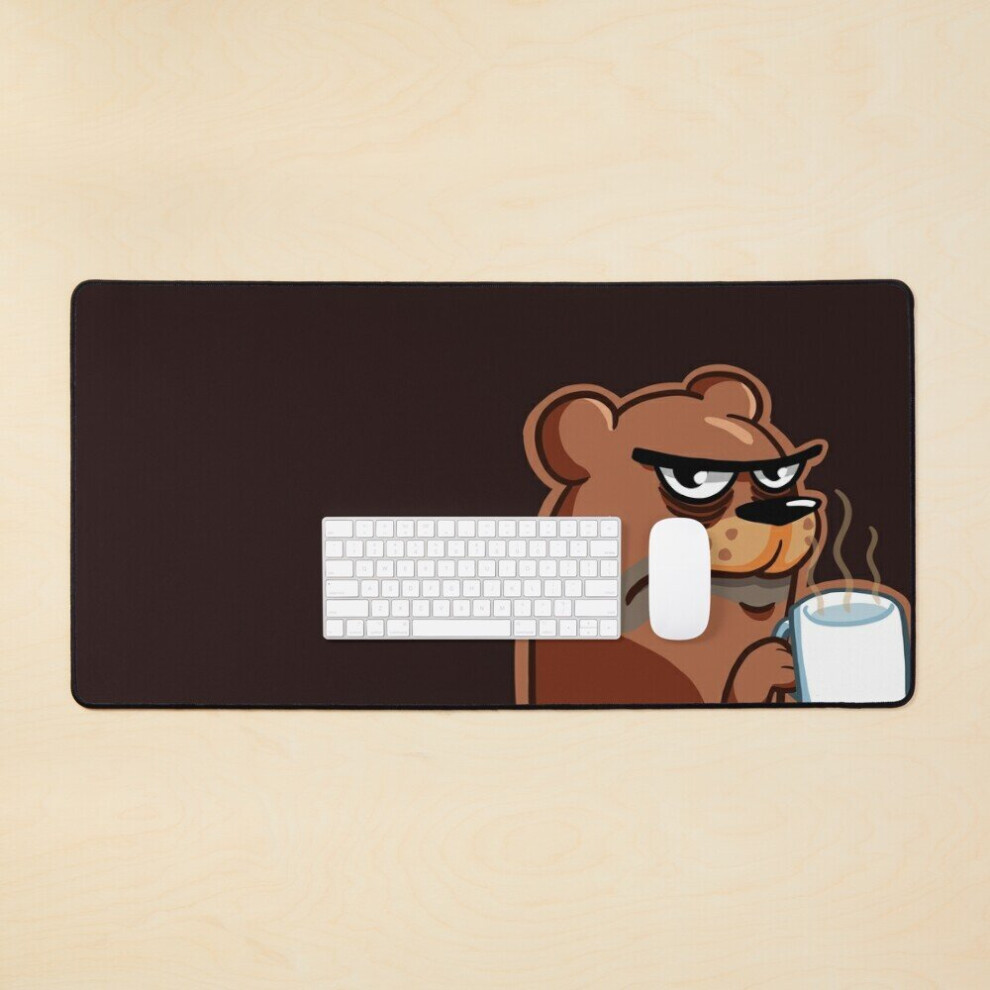 Desk Mat Grumpy Bear Large Gaming Mouse Pad 35X16 Inch 7802738327298