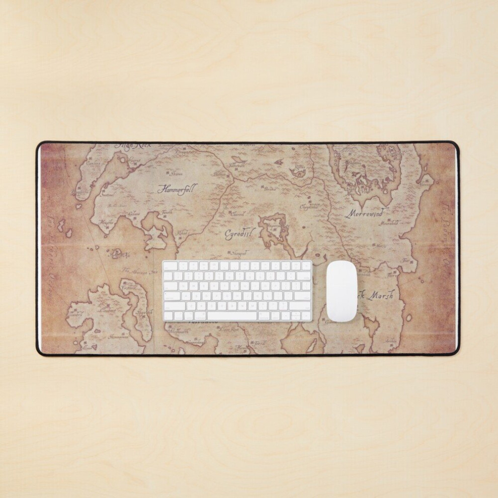 Desk Mat Tamriel Large Gaming Mouse Pad 35X16 Inch 7802738332315