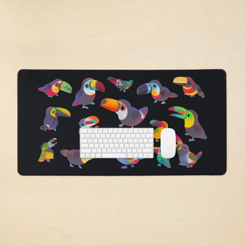 Desk Mat Toucan Large Gaming Mouse Pad 35X16 Inch 7802738343519