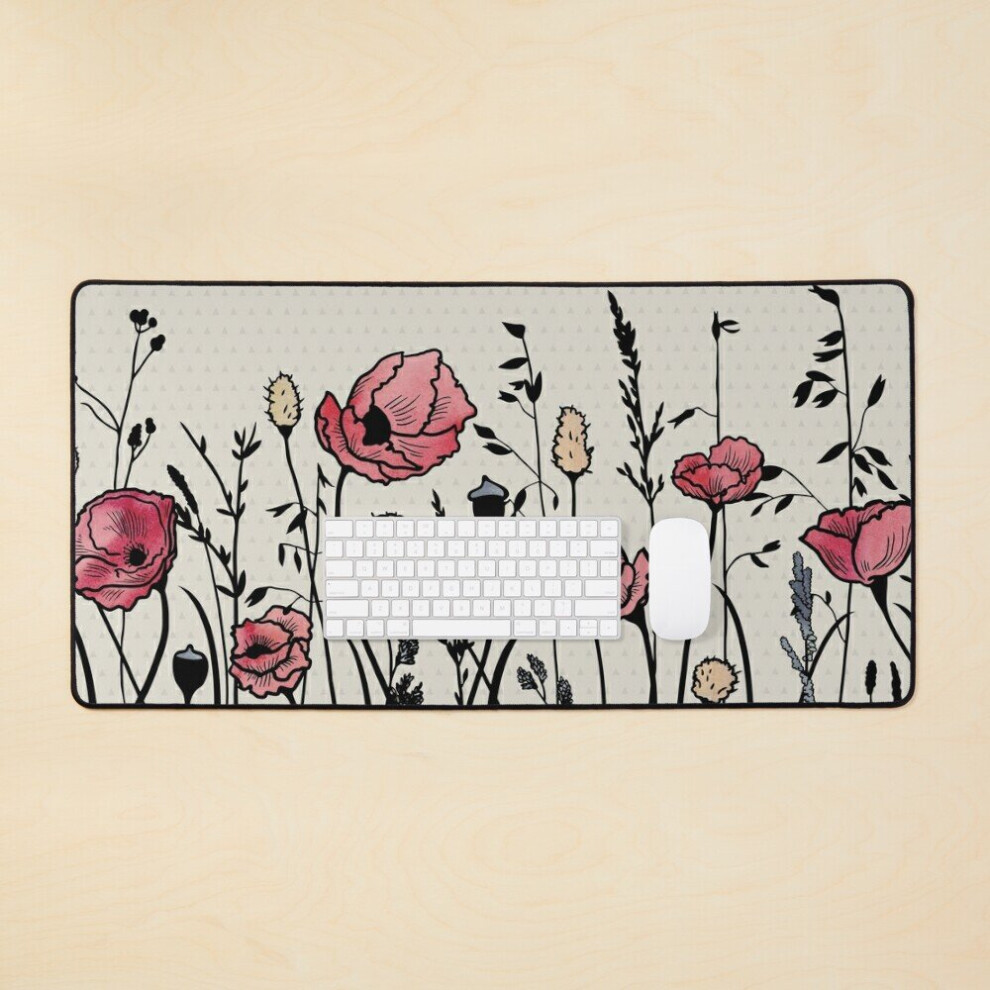 Desk Mat Summer Field (Neutral Remix) Large Gaming Mouse Pad 35X16 Inch 7802738404838