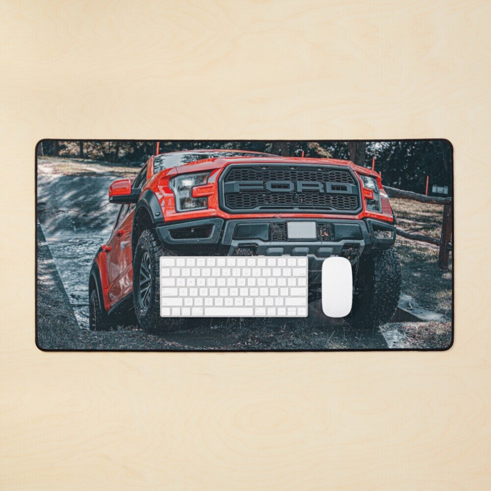 Desk Mat Ford F150 Raptor On Off Road Large Gaming Mouse Pad 35X16 Inch 7802738324754