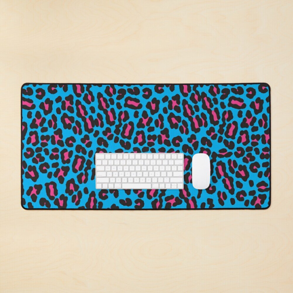 Desk Mat Leopard Print Large Gaming Mouse Pad 35X16 Inch 7802738341324