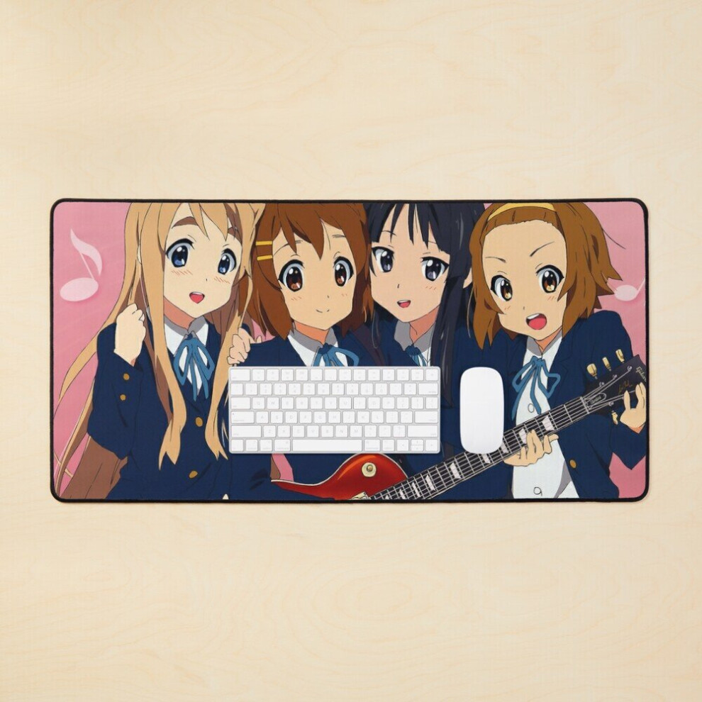 Desk Mat K-On! - Group Large Gaming Mouse Pad 35X16 Inch 7802738357127