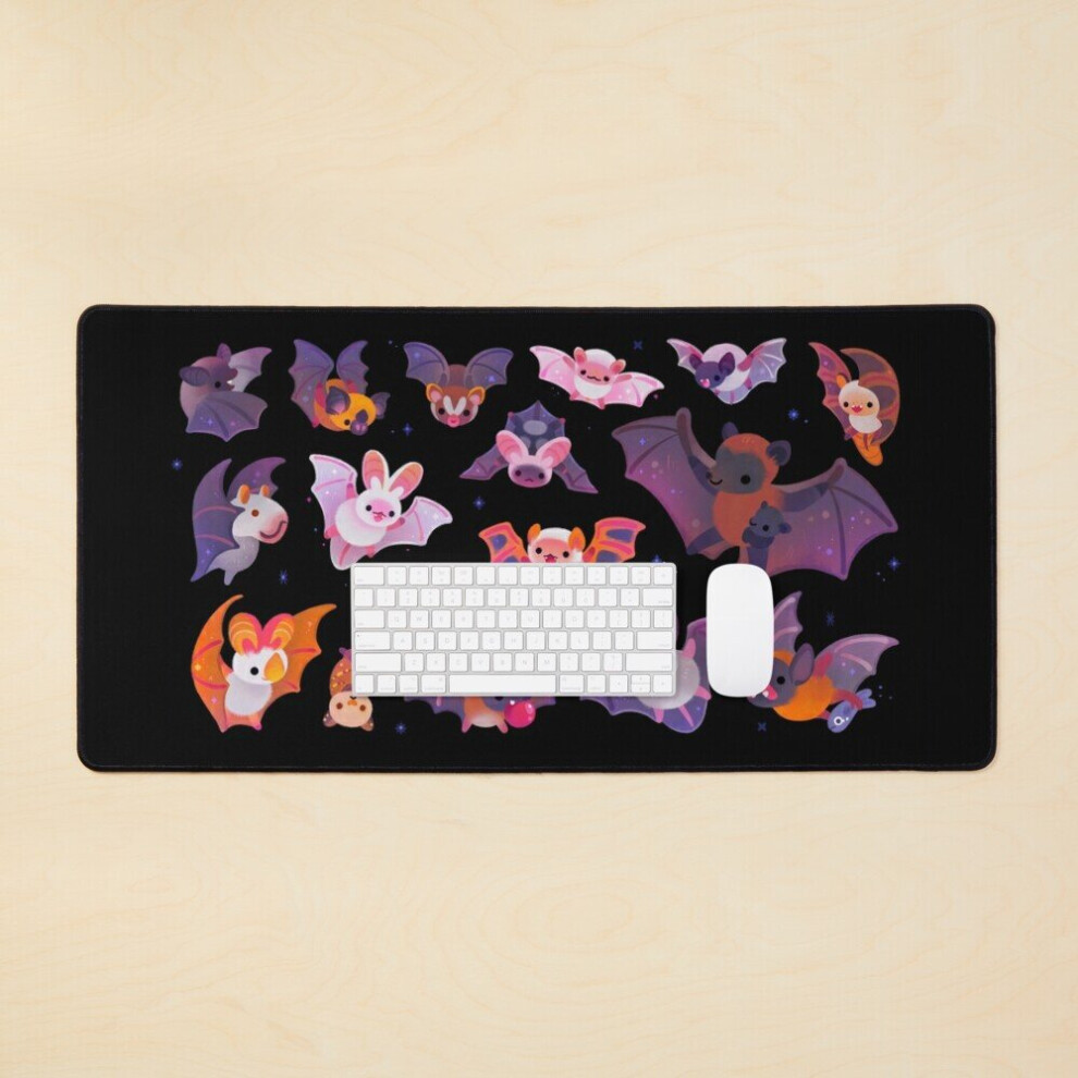 Desk Mat Bat Large Gaming Mouse Pad 35X16 Inch 7802738311464