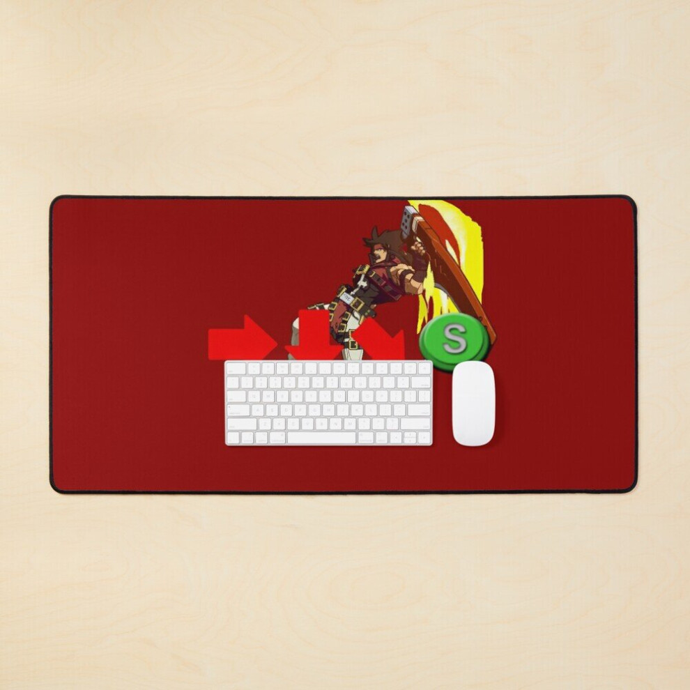 Desk Mat Guilty Gear - Wake Up Volcanic Viper Large Gaming Mouse Pad 35X16 Inch 7802738400304