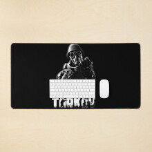 Desk Mat Escape from Tarkov "This is for you" Black Large Gaming Mouse Pad 35x16 inch