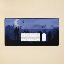 Desk Mat Rust Air Drop Large Gaming Mouse Pad 35x16 inch