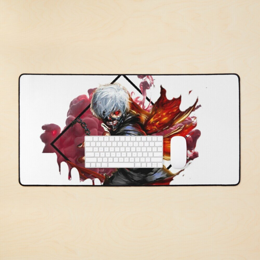 Desk Mat Tokyo Ghoul Large Gaming Mouse Pad 35X16 Inch 7802738329797