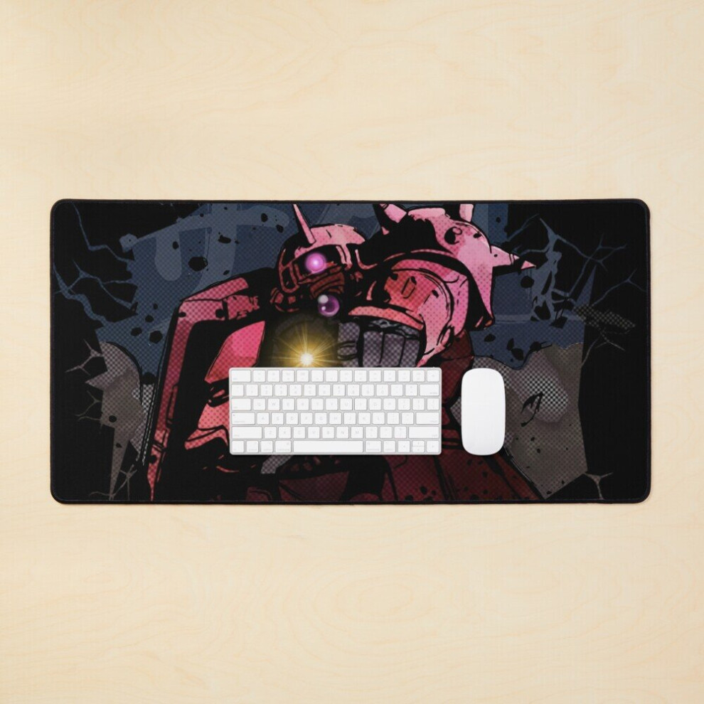 Desk Mat The Comet Large Gaming Mouse Pad 35X16 Inch Red 7802738317367