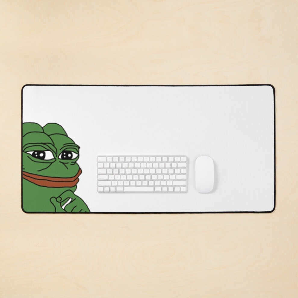 Desk Mat Smug Pepe Large Gaming Mouse Pad 35X16 Inch 7802738361810