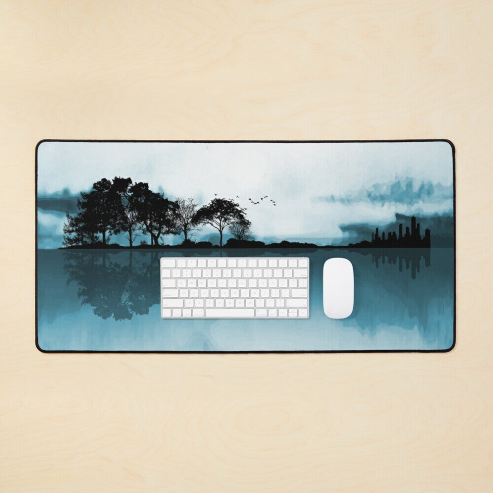 Desk Mat Nature Guitar Blues Large Gaming Mouse Pad 35X16 Inch 7802738319804