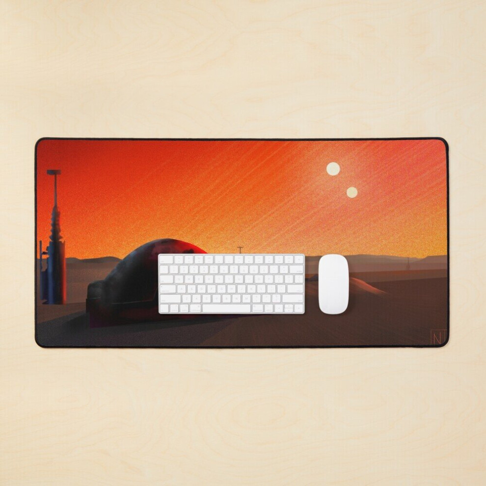Desk Mat Tatooine Large Gaming Mouse Pad 35X16 Inch 7802738314816
