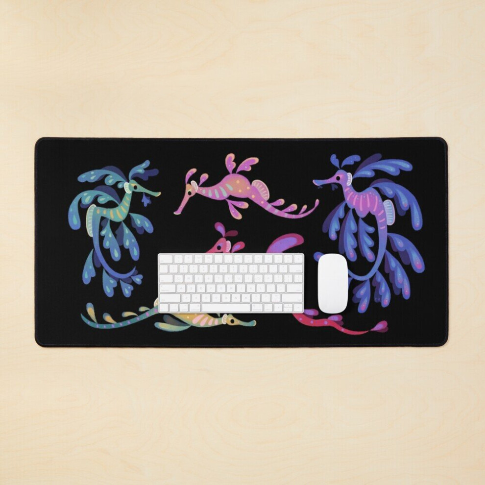 Desk Mat Sea Dragons Large Gaming Mouse Pad 35X16 Inch 7802738351798