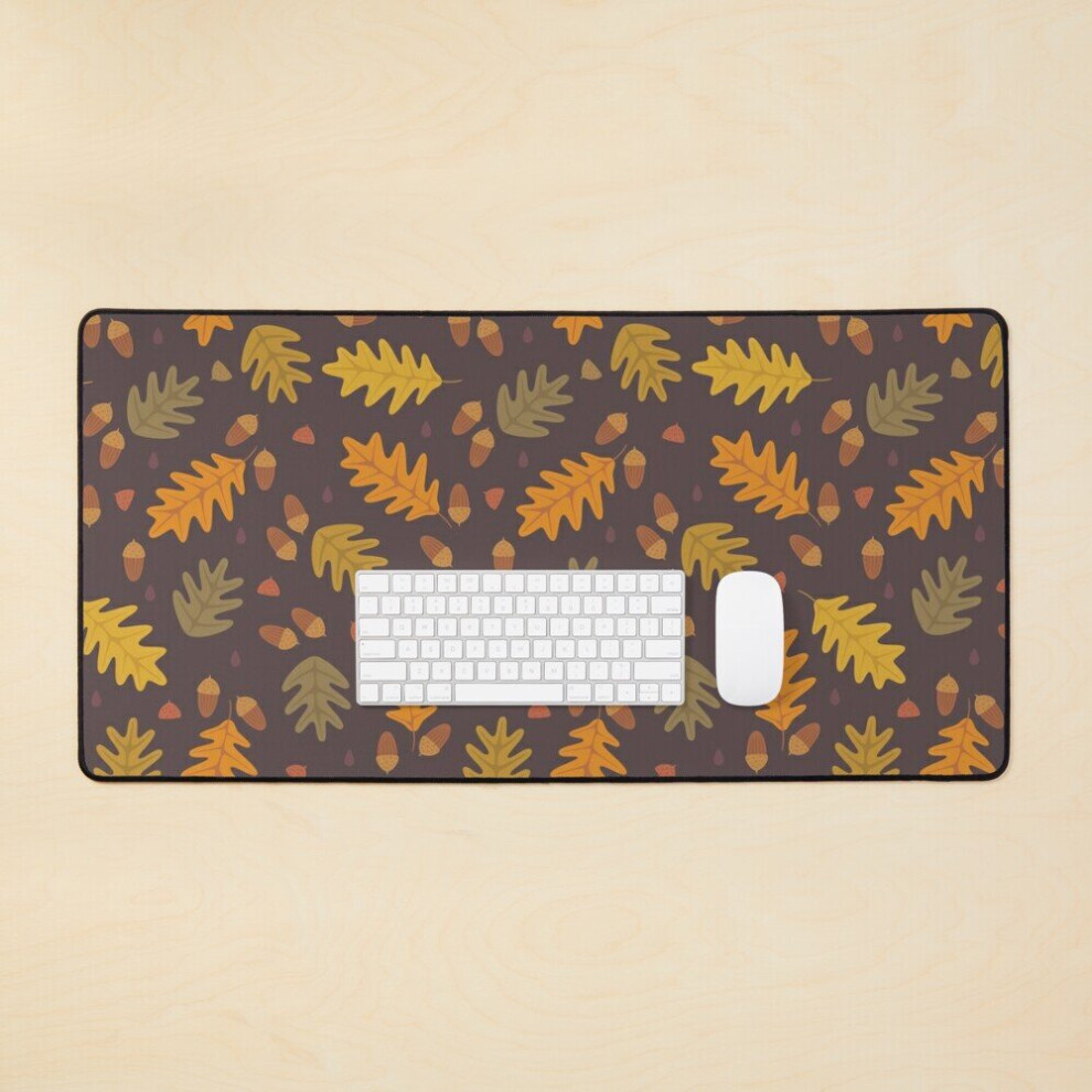 Desk Mat Oak Leaves Large Gaming Mouse Pad 35X16 Inch 7802738400779