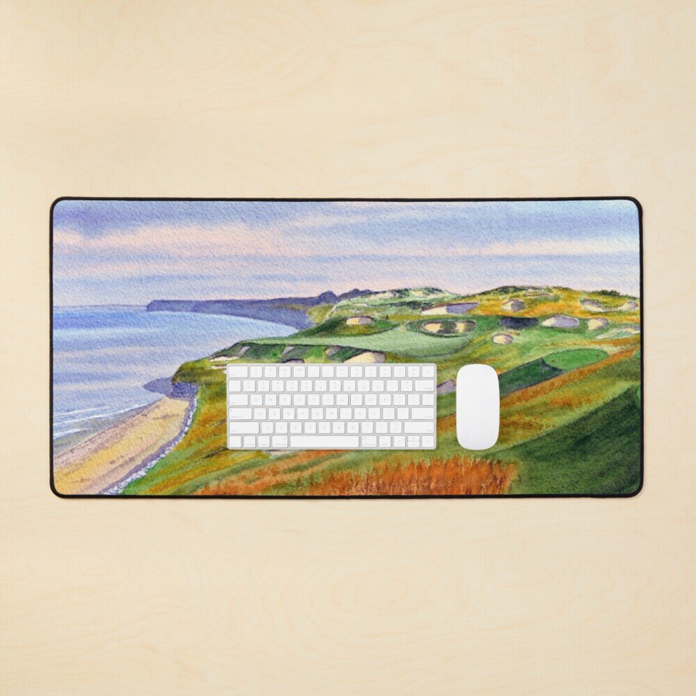 Desk Mat Whistling Straits Golf Course Wi Hole 3 Large Gaming Mouse Pad 35X16 Inch 7802738382594