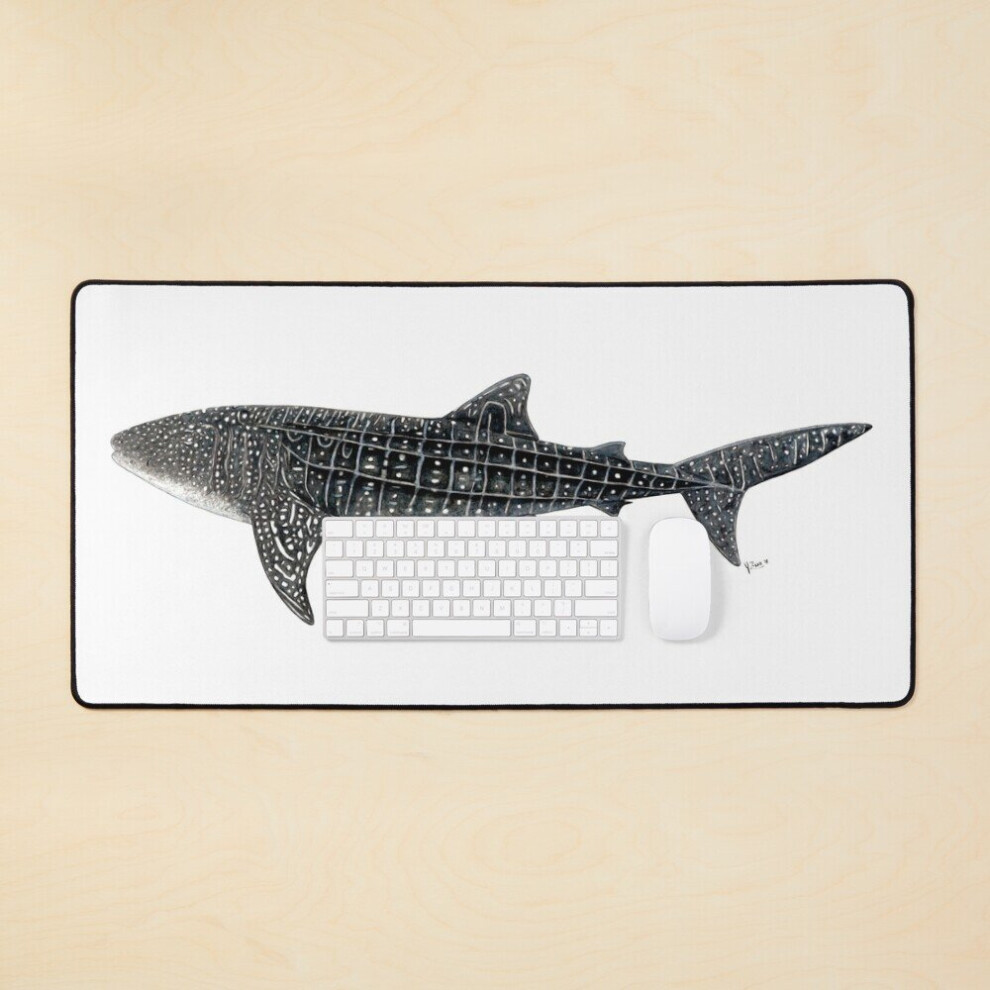 Bearlad Desk Mat Whale Shark, The Largest Fish On Earth Large Gaming Mouse Pad 35X16 Inch