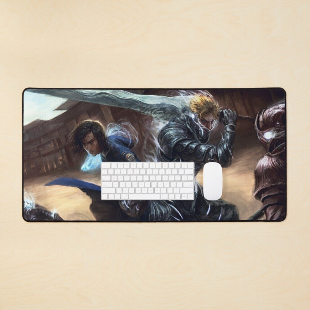 Desk Mat The Way Of Kings - Fighting Together Large Gaming Mouse Pad 35X16 Inch 7802738322422