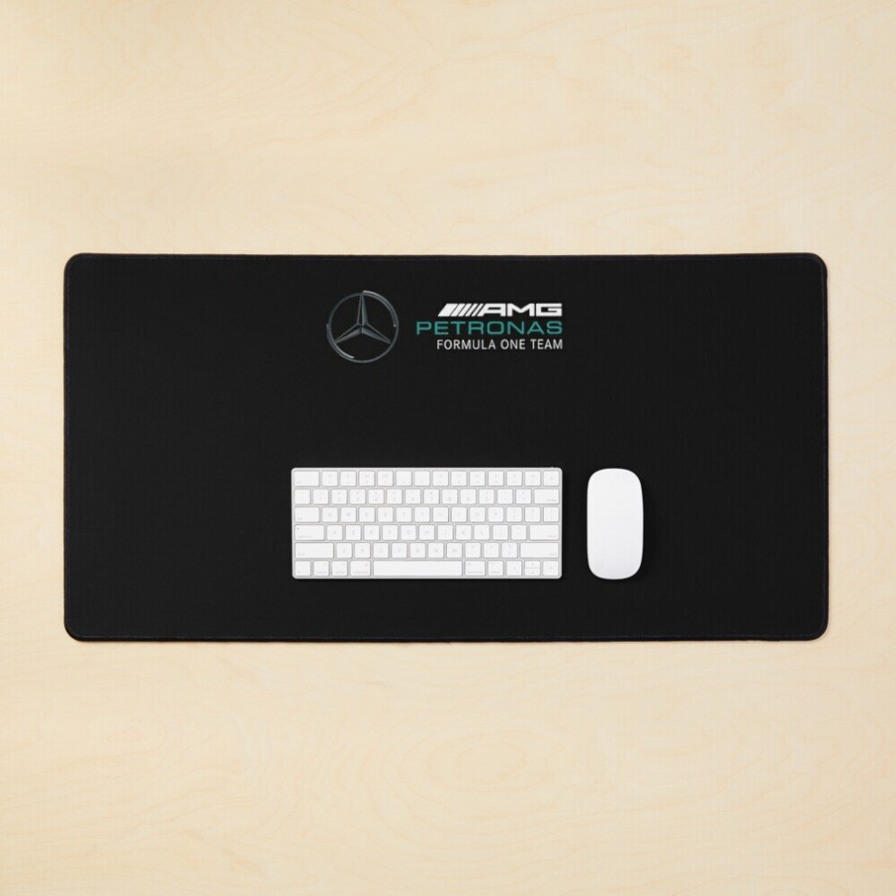Bearlad Desk Mat F1 Mercedes 2021 Team Logo - Shirt Classic Large Gaming Mouse Pad 35X16 Inch