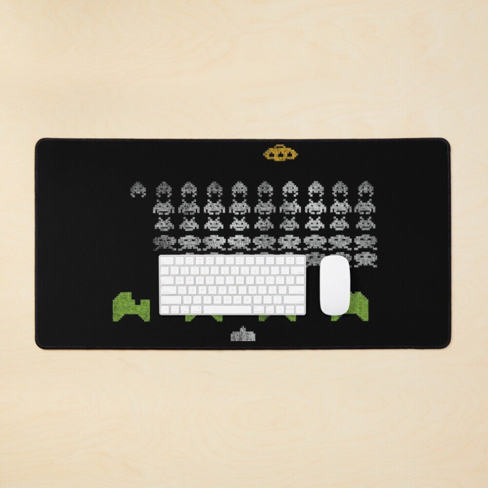 Desk Mat Space Invader Large Gaming Mouse Pad 35X16 Inch 7802738392630