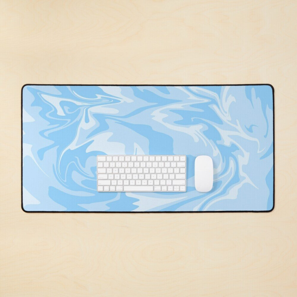 Desk Mat Mix Of Blues Mousepad Large Gaming Mouse Pad 35X16 Inch 7802738317459