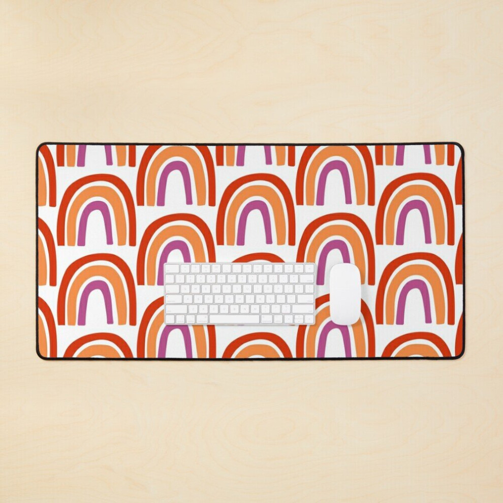Desk Mat Wlw Rainbow Large Gaming Mouse Pad 35X16 Inch 7802738347319