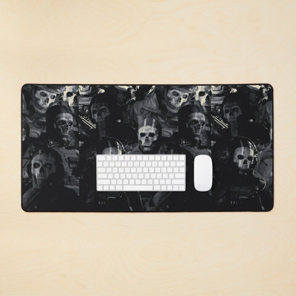 Desk Mat Simon Ghost Riley Large Gaming Mouse Pad 35X16 Inch 7802738322439