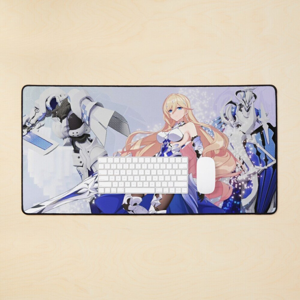 Desk Mat Honkai Impact Durandal Curtain Large Gaming Mouse Pad 35X16 Inch 7802738410266