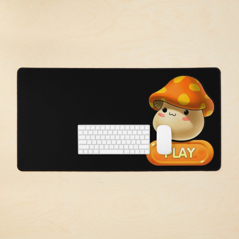 Desk Mat Maplestory Mushroom Large Gaming Mouse Pad 35X16 Inch 7802738350289