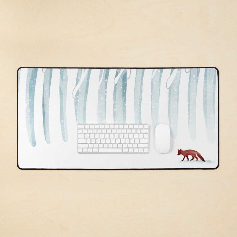 Desk Mat Winter Storm Large Gaming Mouse Pad 35X16 Inch 7802738329902