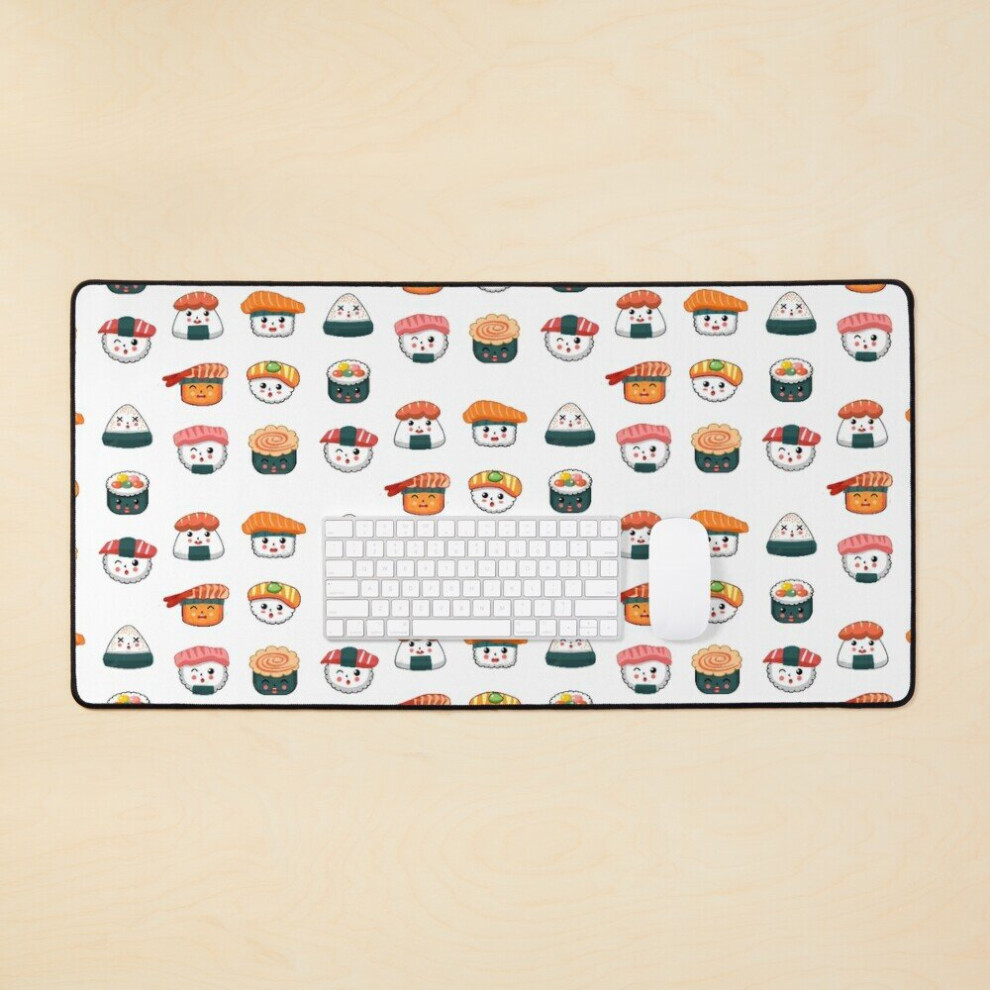 Desk Mat Sushi By Joshi000 Large Gaming Mouse Pad 35X16 Inch 7802738398366