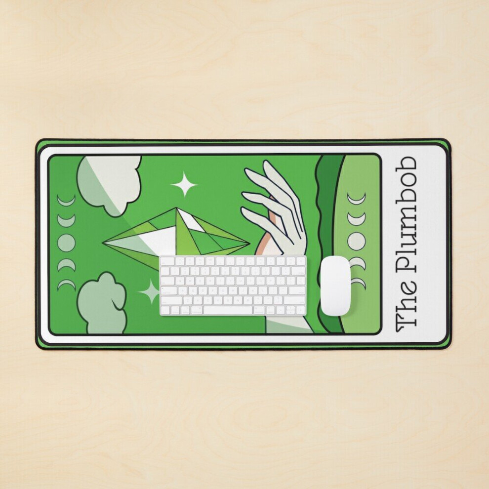 Desk Mat Tarot Plumbob Large Gaming Mouse Pad 35X16 Inch 7802738317466