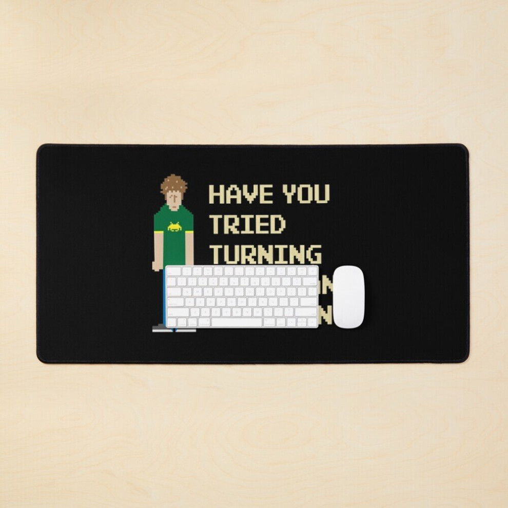 Desk Mat Have You Tried Turning It Off And On Again. Large Gaming Mouse Pad 35X16 Inch 7802738387384
