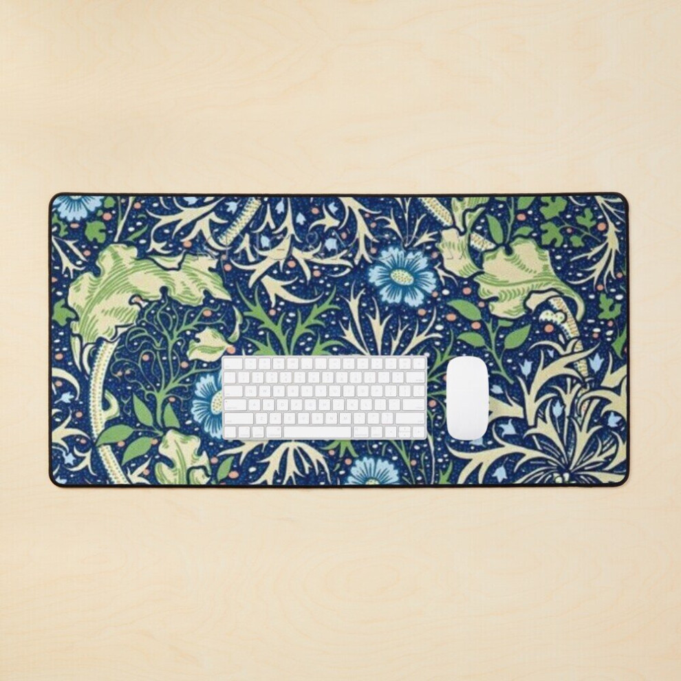 Desk Mat William Morris Classic Large Gaming Mouse Pad 35X16 Inch 7802738404241