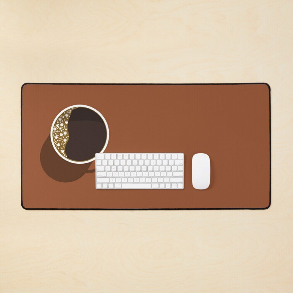 Desk Mat Time For A Cup Of Coffee Large Gaming Mouse Pad 35X16 Inch 7802738337617