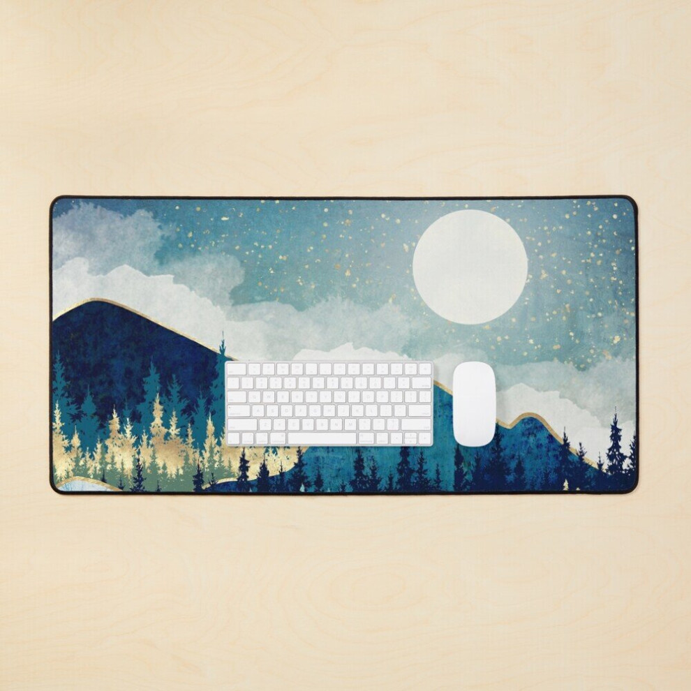 Desk Mat Morning Stars Large Gaming Mouse Pad 35X16 Inch 7802738342475