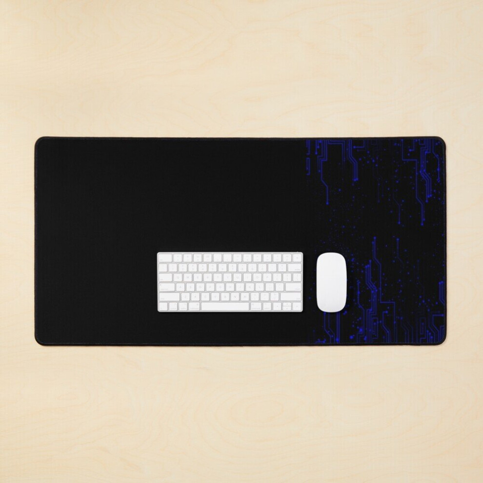 Desk Mat Electronic Circuit Board Engineering Large Gaming Mouse Pad 35X16 Inch 7802738396379