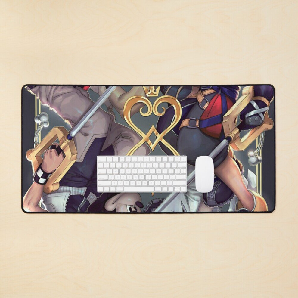 Desk Mat Kingdom Hearts Large Gaming Mouse Pad 35X16 Inch 7802738356632