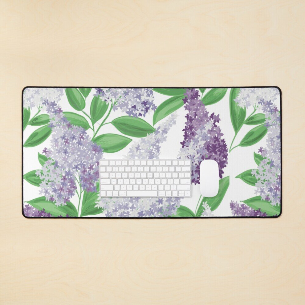 Desk Mat Large Gaming Mouse Pad 35X16 Inch Purple/Lilac 7802738389500