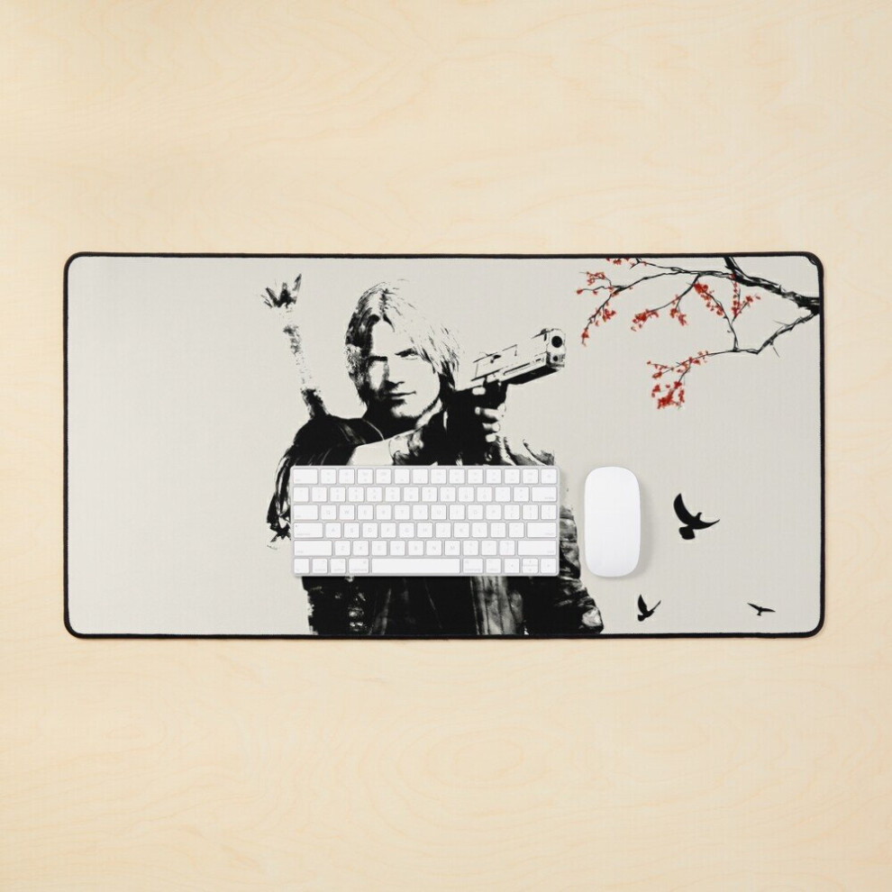 Desk Mat Devil May Cry - Dante *Japanese Style* Large Gaming Mouse Pad 35X16 Inch 7802738369090