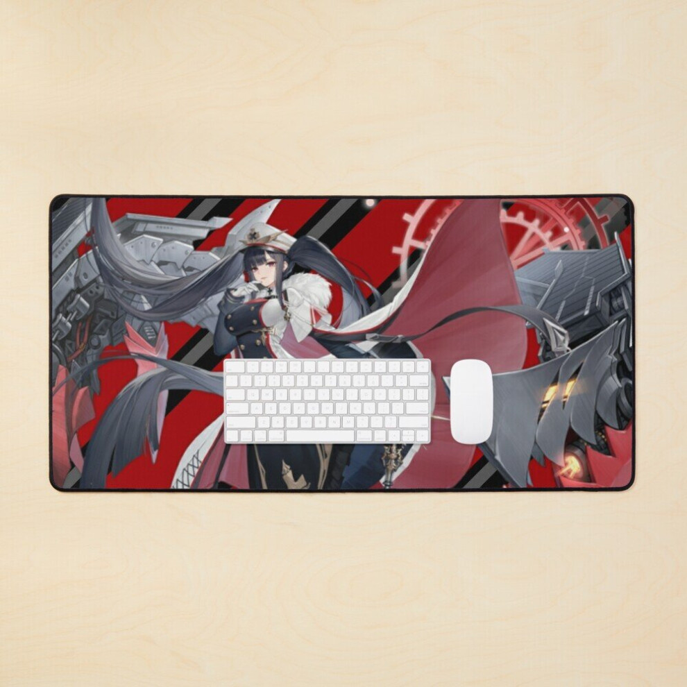 Desk Mat Azur Lane Peter Strasser Large Gaming Mouse Pad 35X16 Inch 7802738338034