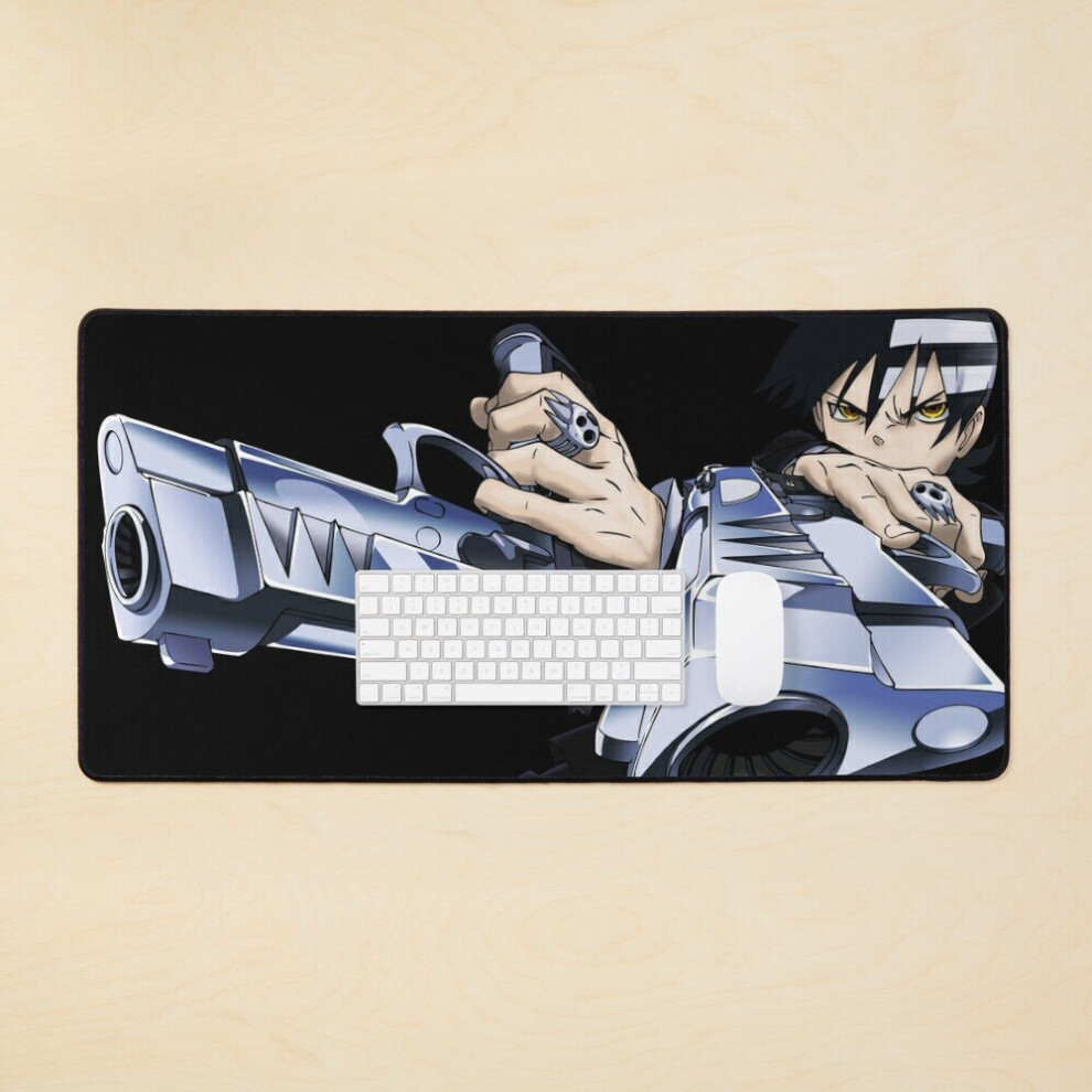 Desk Mat Soul Eater Death The Kid Large Gaming Mouse Pad 35X16 Inch 7802738340044