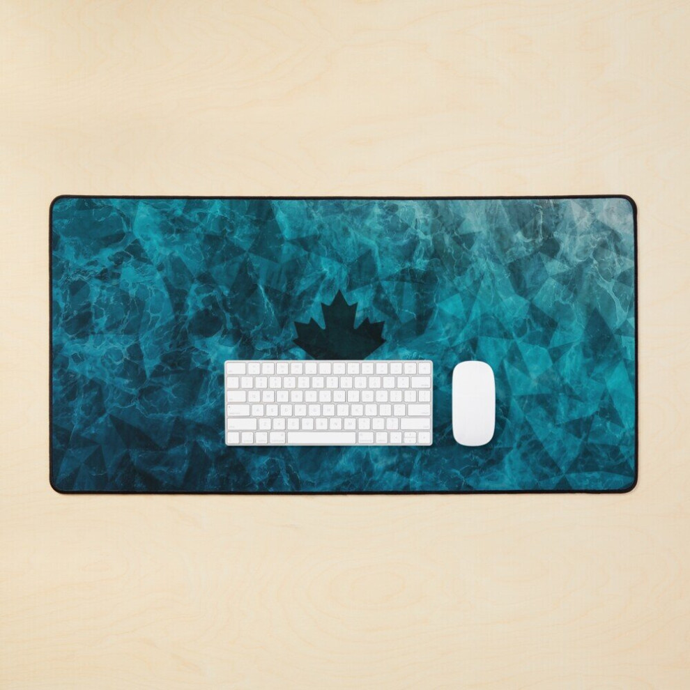 Desk Mat Ice - Jtf2 [Roufxs-Rb] Large Gaming Mouse Pad 35X16 Inch Black 7802738317503
