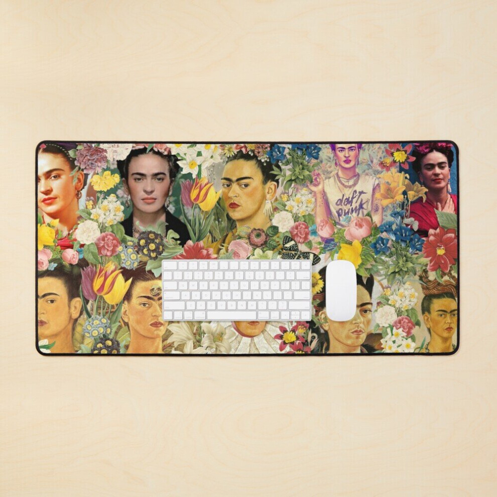 Desk Mat Thousand Fridas Large Gaming Mouse Pad 35X16 Inch 7802738350968