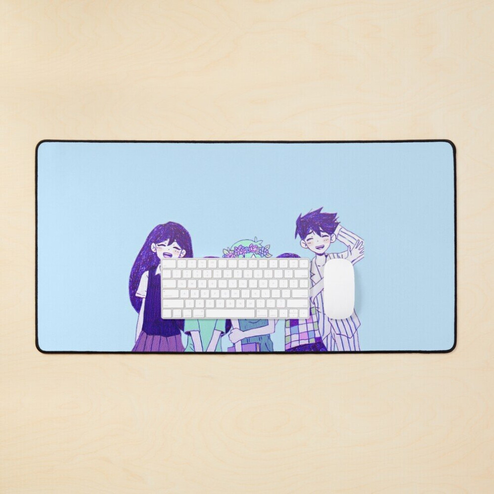 Desk Mat Omori Squad Characters Large Gaming Mouse Pad 35X16 Inch 7802738395310