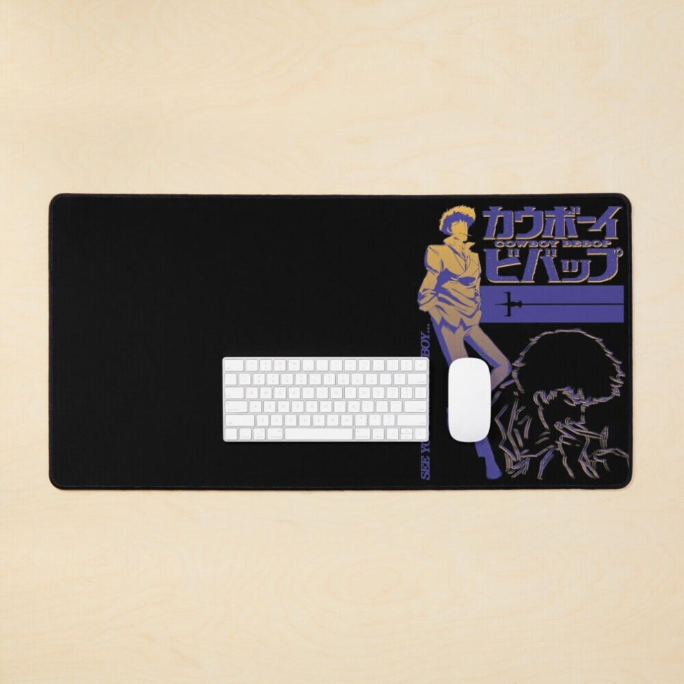 Desk Mat Spike Spiegel Large Gaming Mouse Pad 35X16 Inch 7802738332483