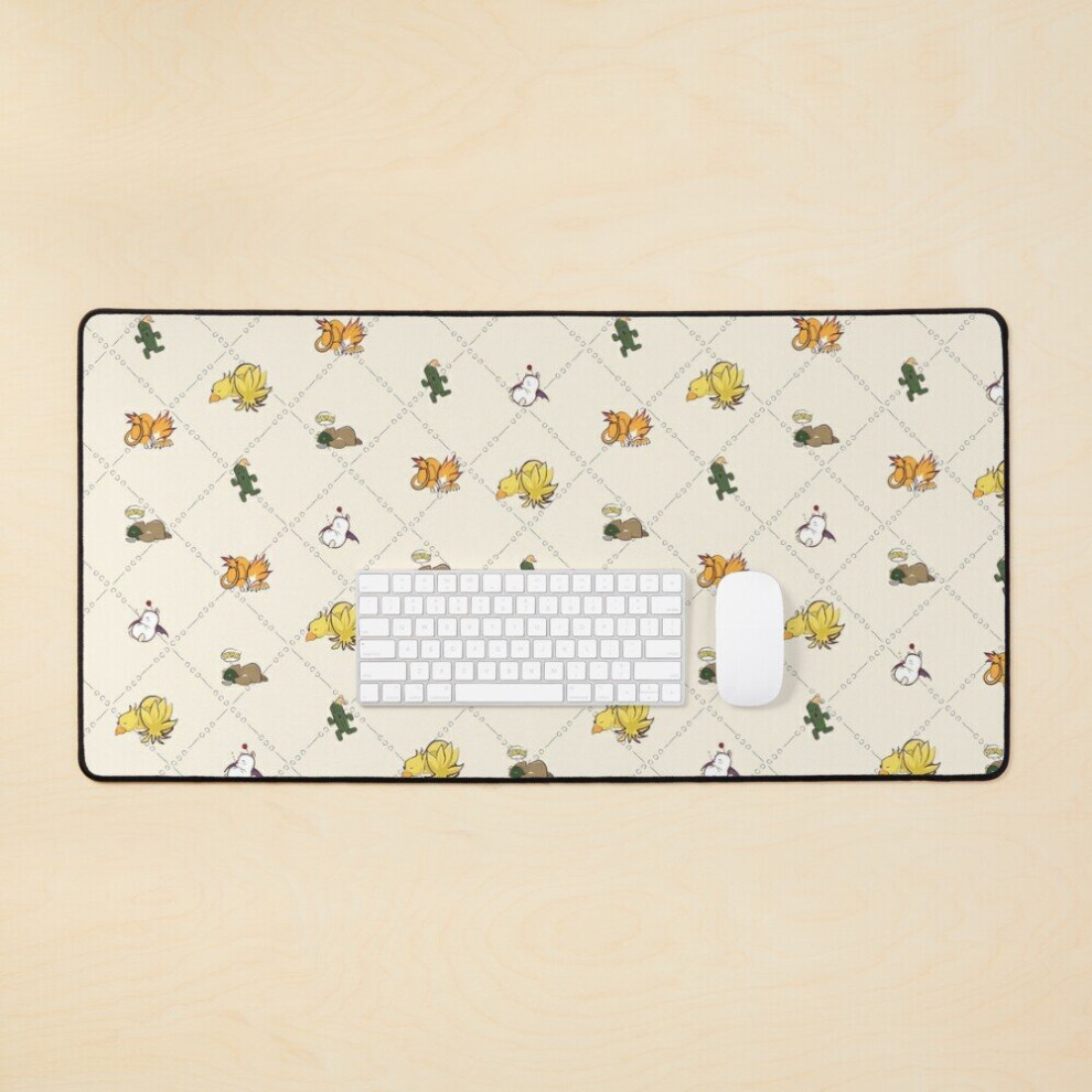 Desk Mat Sleeping Final Fantasy Critters Large Gaming Mouse Pad 35X16 Inch 7802738322590