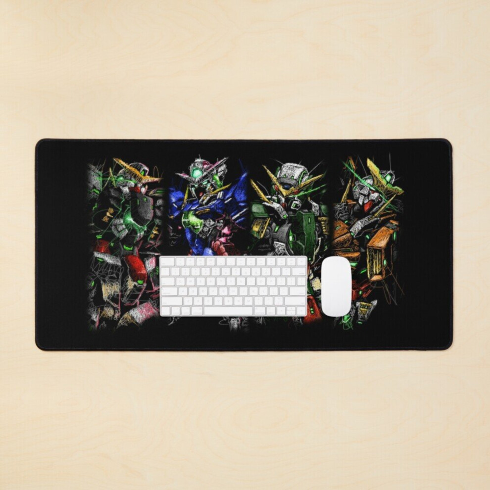 Desk Mat 00 Gundams Large Gaming Mouse Pad 35X16 Inch 7802738329995
